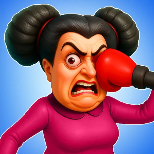 Crazy Aunty : Slap &amp; Punch